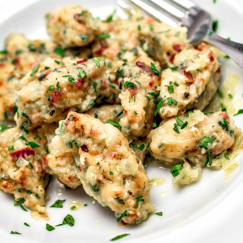 Schwäbische Wurstknöpfle mit Kartoffelsalat