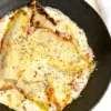 Gebratener Chicorée mit Speck-Sahne-Sauce
