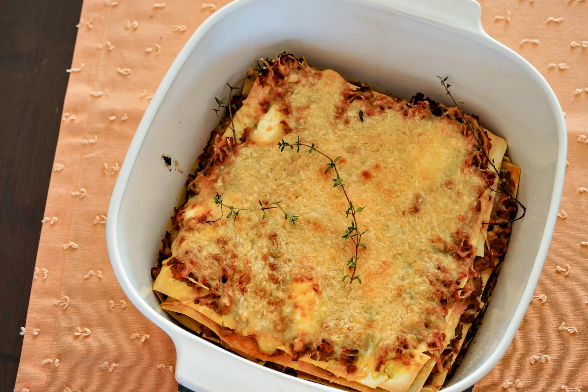 Kürbis-Lasagne mit Hackfleisch: Herbst-Rezept