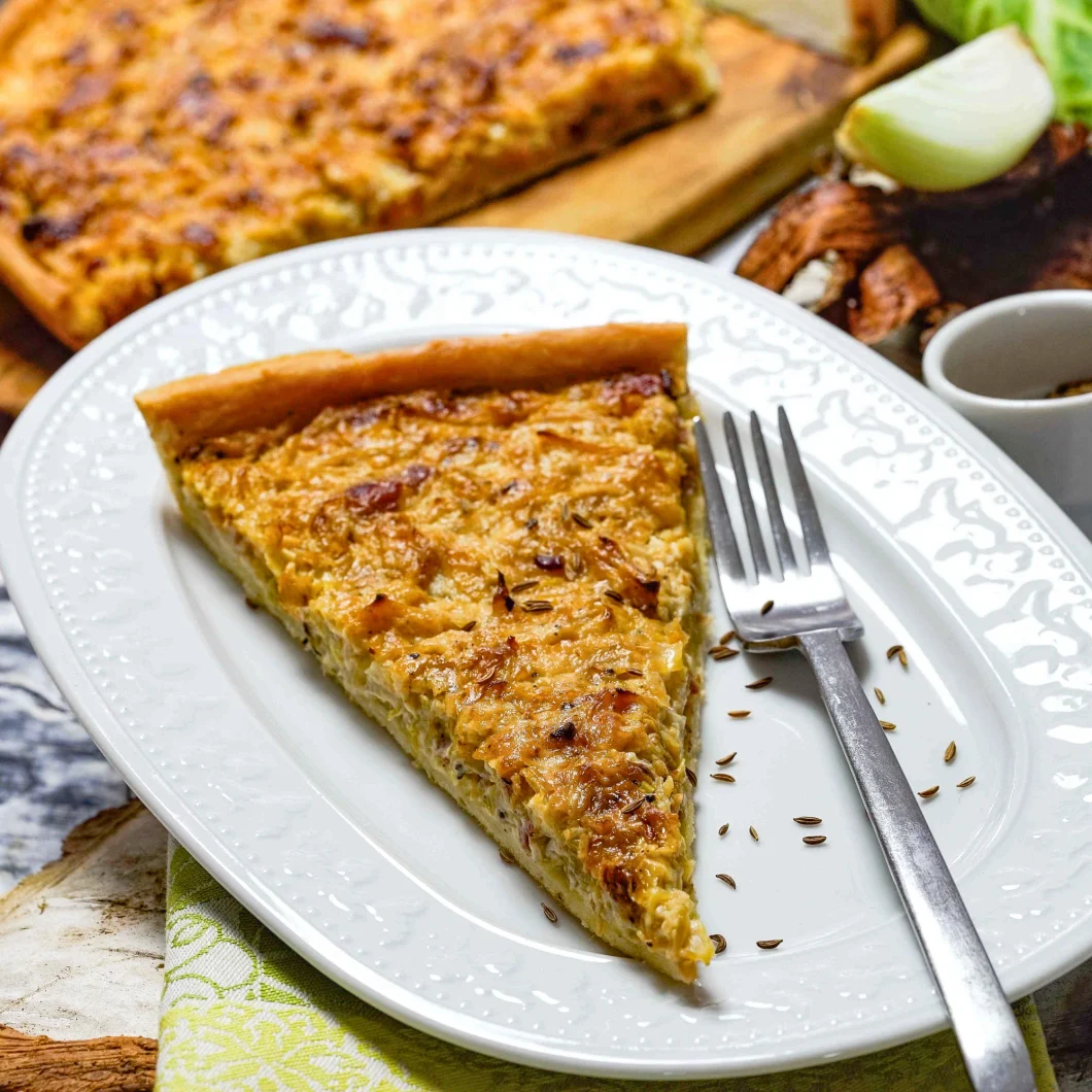 Schwäbischer Krautkuchen nach traditionellem Hausrezept