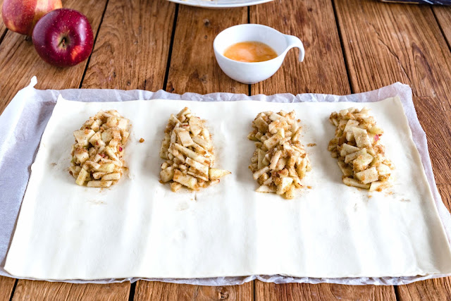 Apfeltaschen - schnelles Rezept -einfache Zubereitung