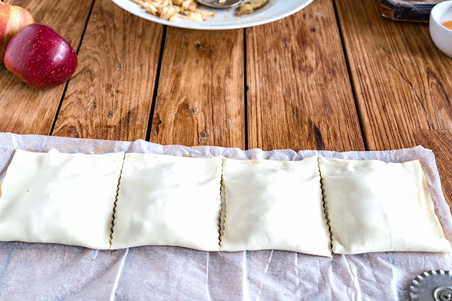 Apfeltaschen - schnelles Rezept -einfache Zubereitung