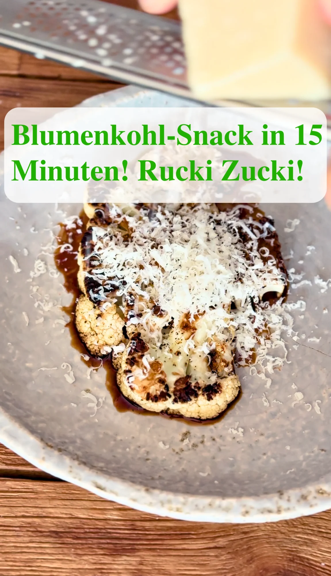 Knackiger Blumenkohl-Snack, in 15 Minuten zubereitet!