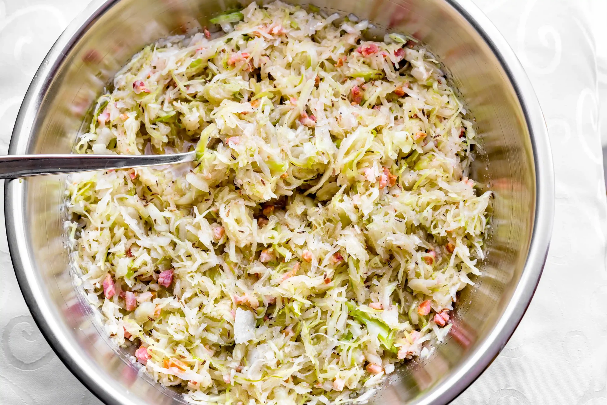 Krautsalat mit Speck